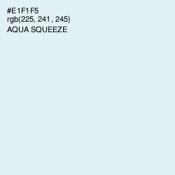 #E1F1F5 - Aqua Squeeze Color Image